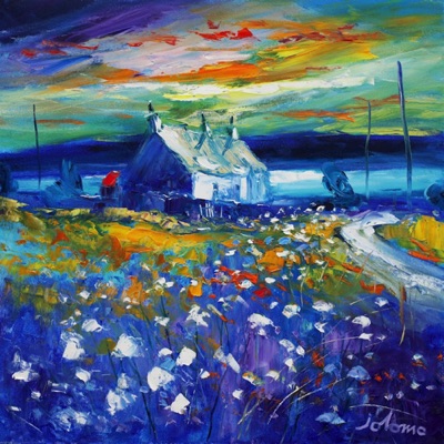 Wild flowers South End Isle of Gigha 24x24 Wild flowers South End Isle of Gigha 24x24